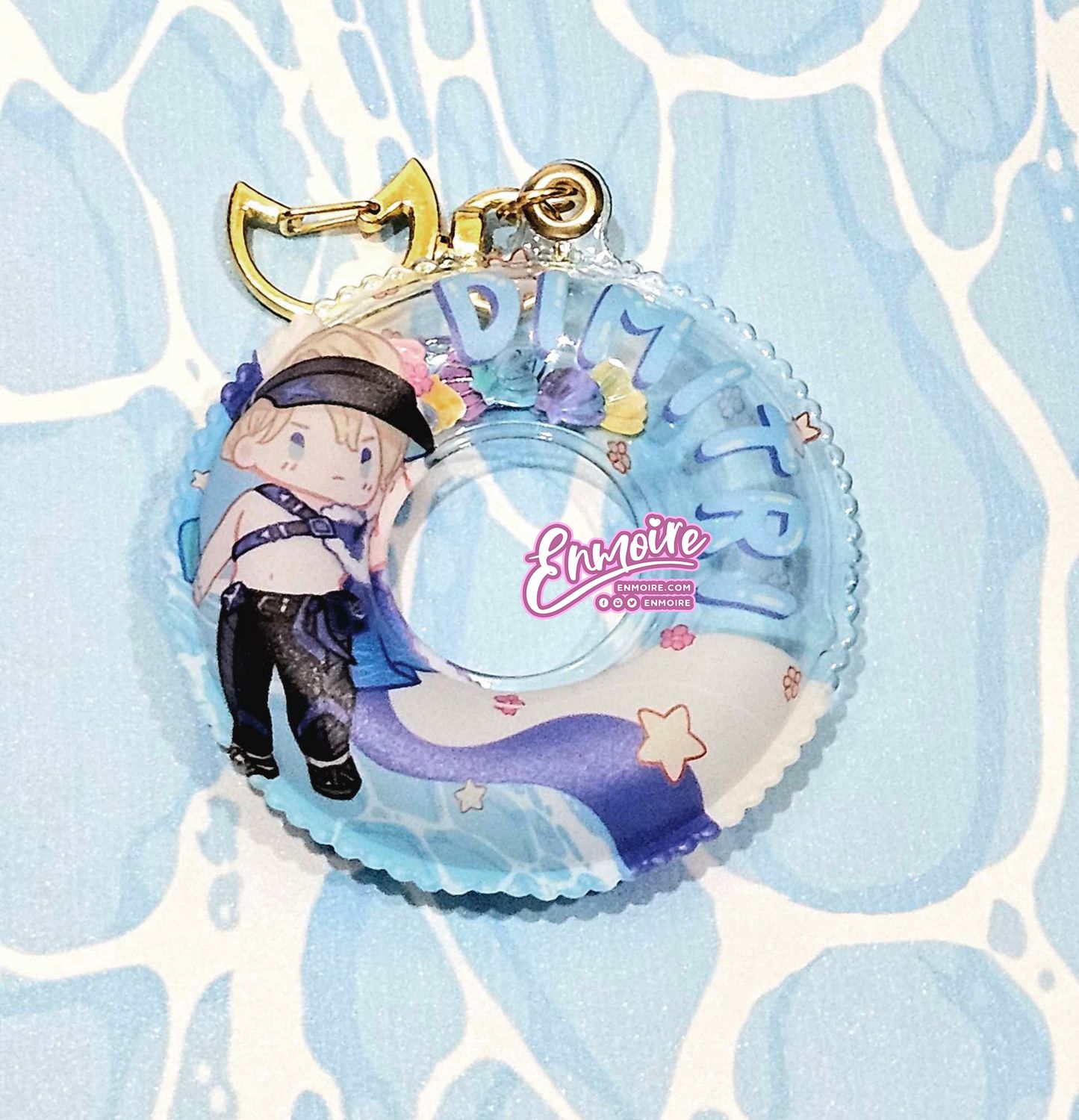 FE3H Dimitri &amp; Byleth Floatie Charm, Character: Dimitri