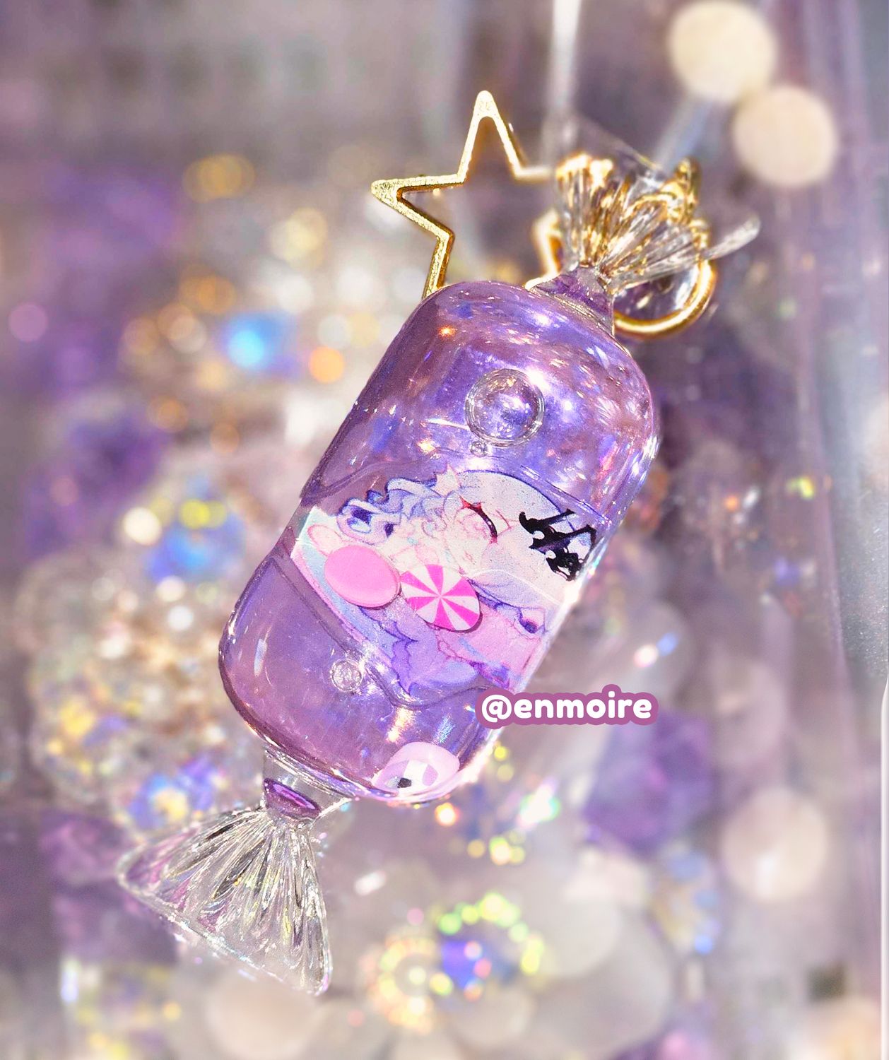 Camilla Long Candy Liquid Charm