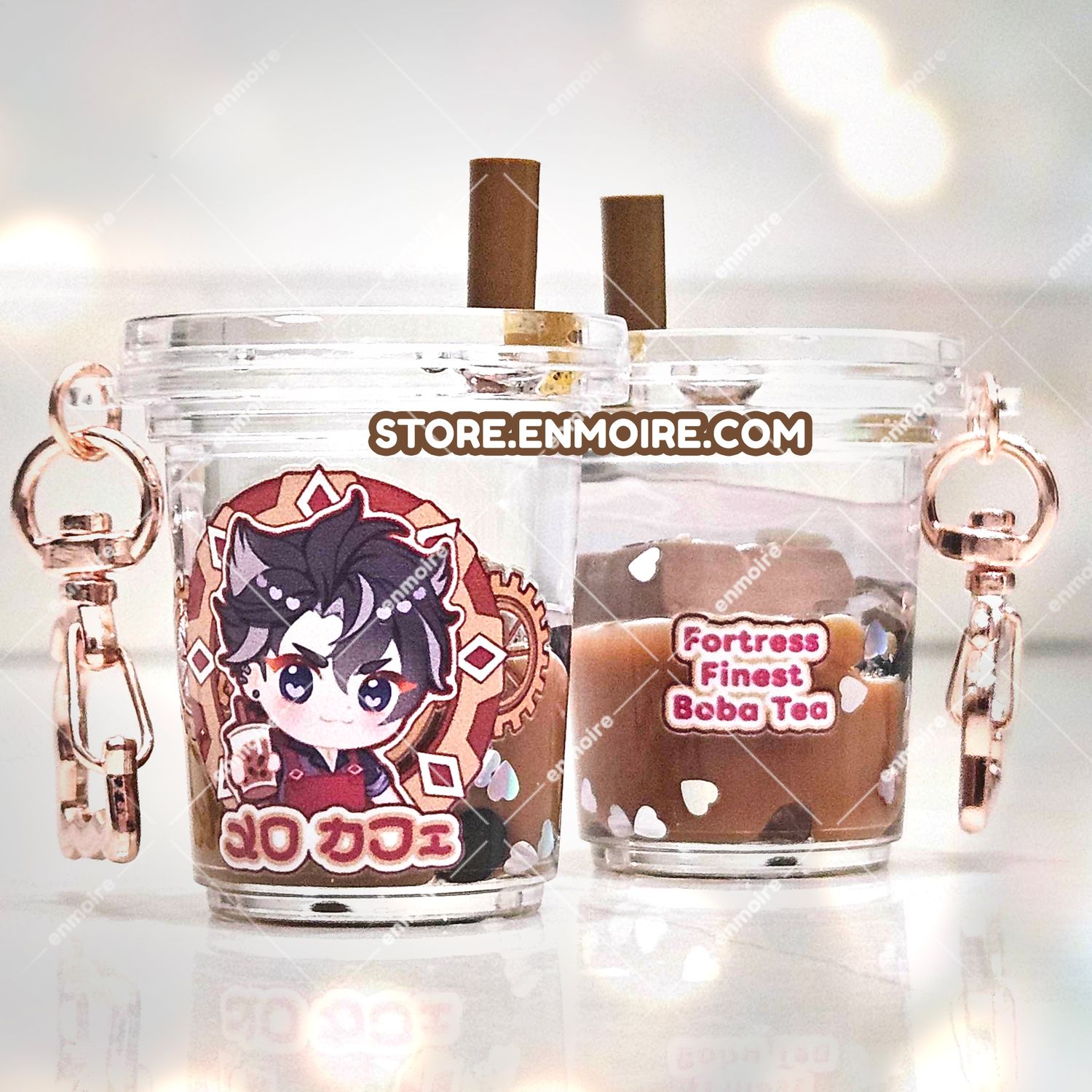 Wriothesley Boba Tea Liquid Charm