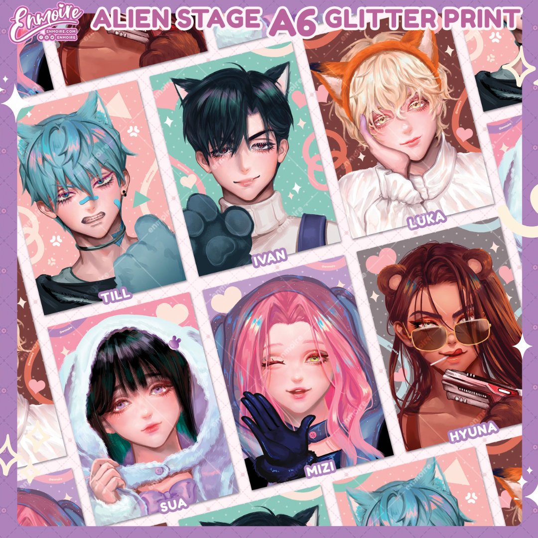 ALNST Glitter Mini Print