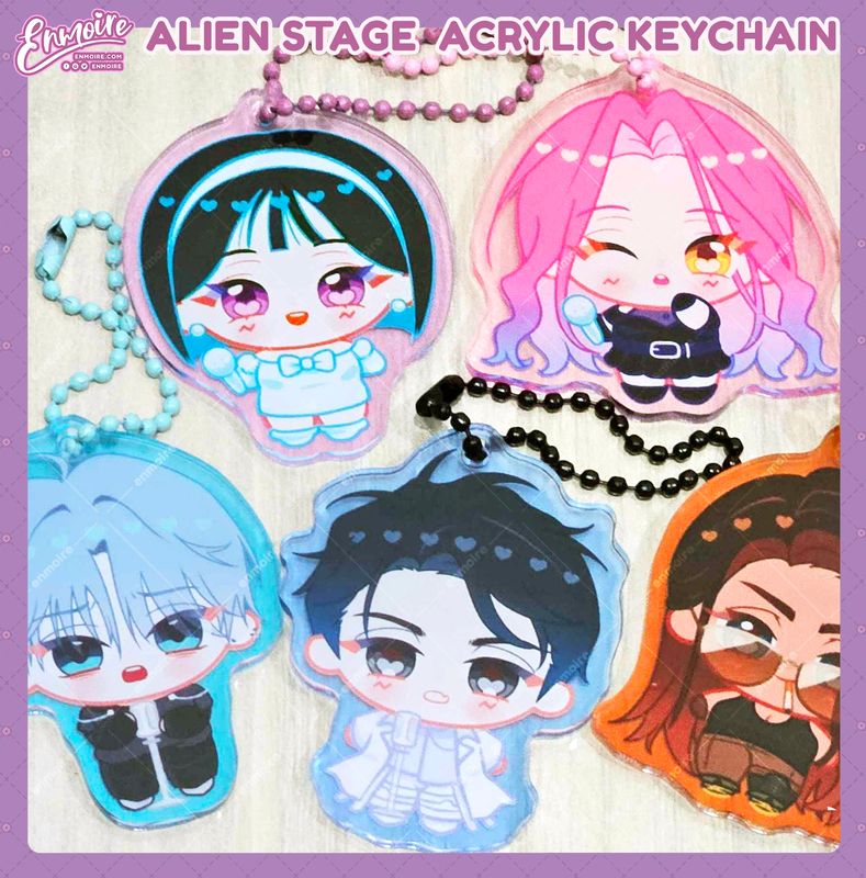 ALNST Tinted Acrylic Keychain