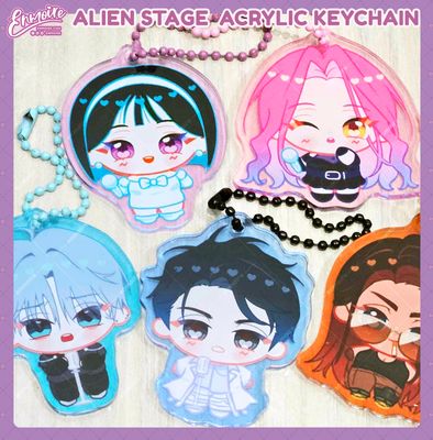 ALNST Tinted Acrylic Keychain