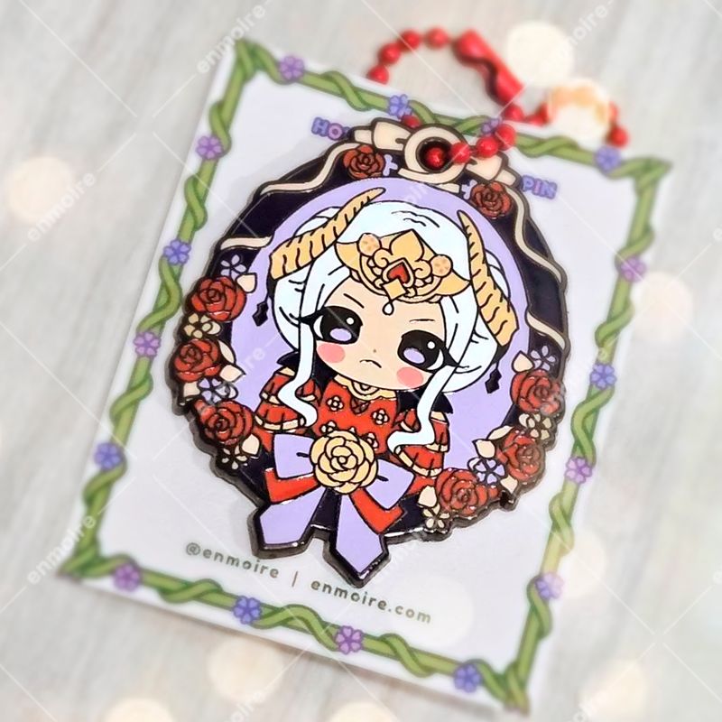 FE3H Edelgard Enamel Pin Charm