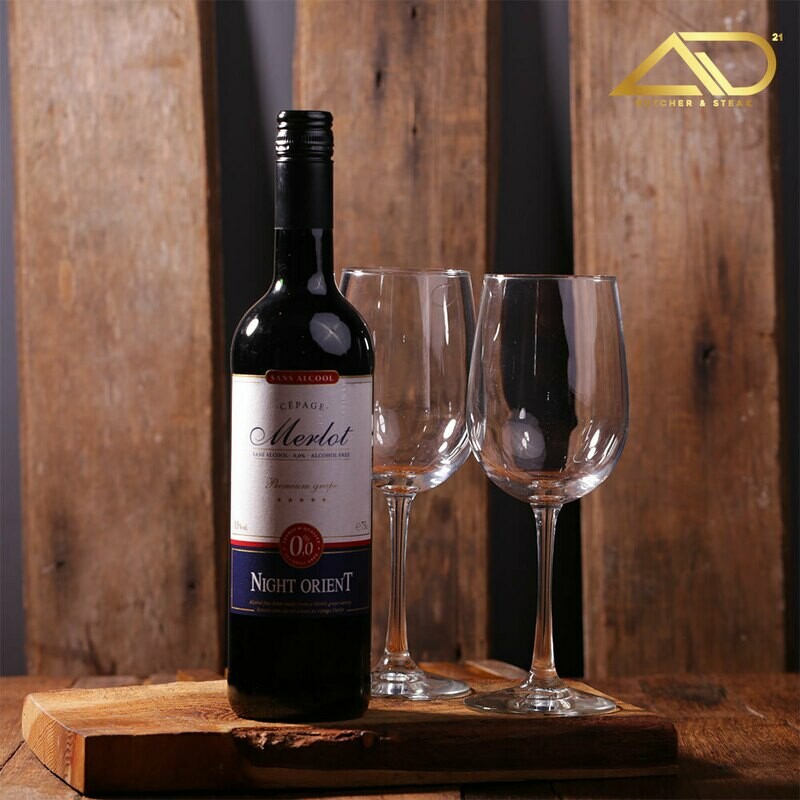 Night Orient Merlot - Red (Alcohol Free) - 750ml