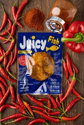 Juicy Fish 即食無激素魚柳 - 麻辣味 Instant Hormone Free Fish Fillet - Spicy 120g
