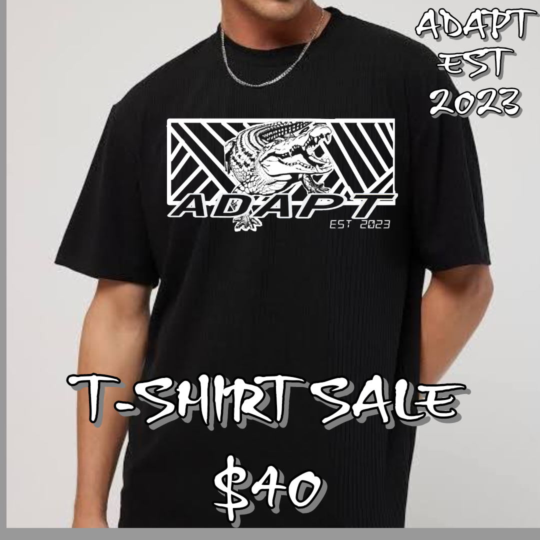 ADAPT crocodile screen printing indigenous artists  t shirt.....