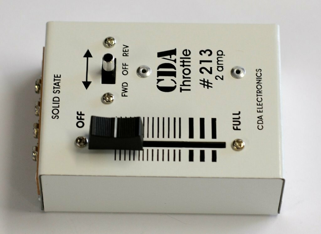 CDA #213 2 Amp DC Throttle train controller