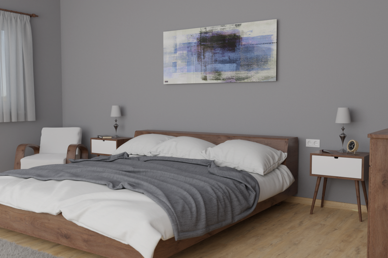 Calentador de vidrio infrarrojo 900 W Slim-Line Calentador de vidrio infrarrojo 900 W Slim-Line