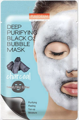 Purederm | Deep Purifying Black Bubble Mask Charcoal