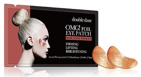 double dare | OMG! Foil Eye Patch Rose Gold Therapy