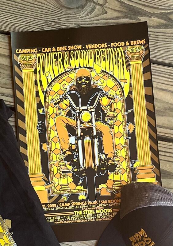 20x24" 2022 Power & Sound Revival Poster