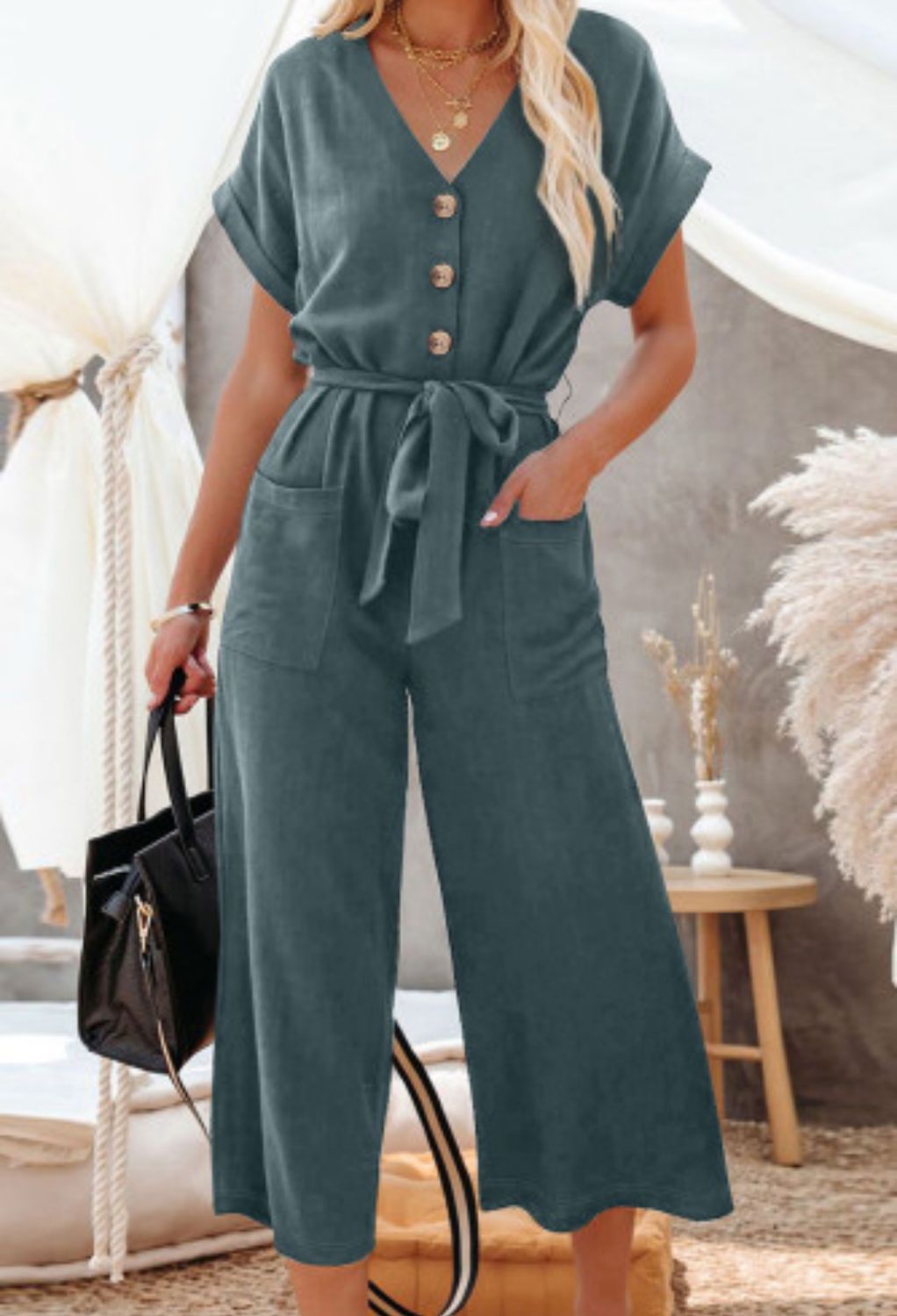 Romper Pants Set
