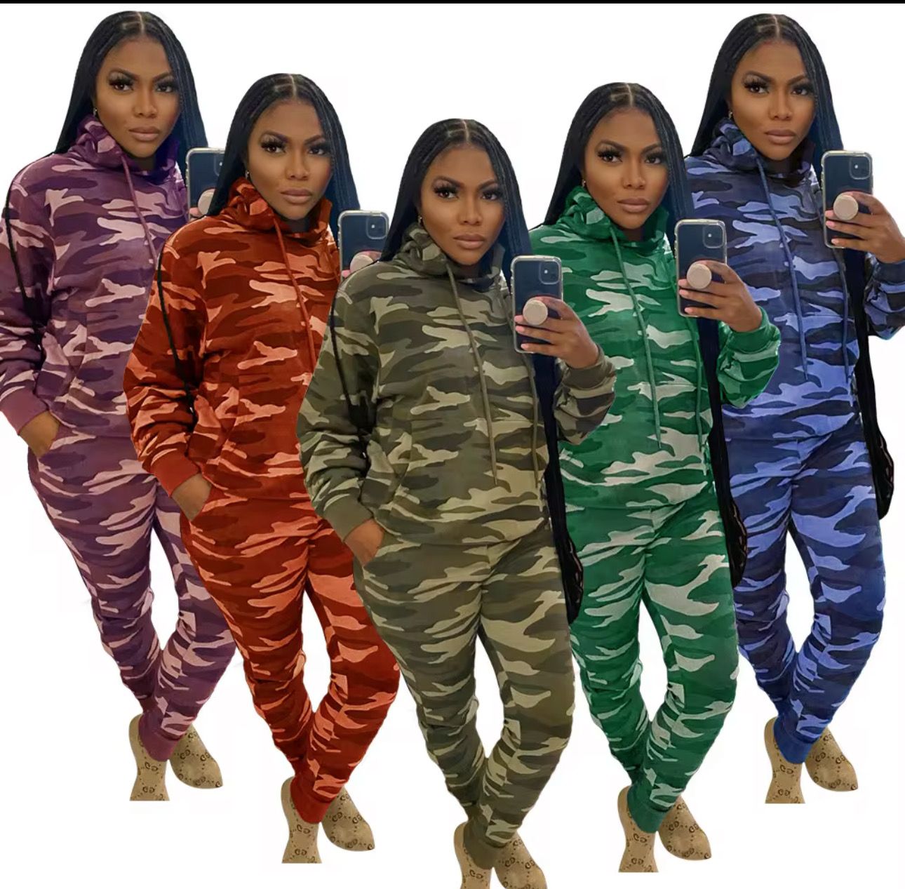 Two piece sweater pants set