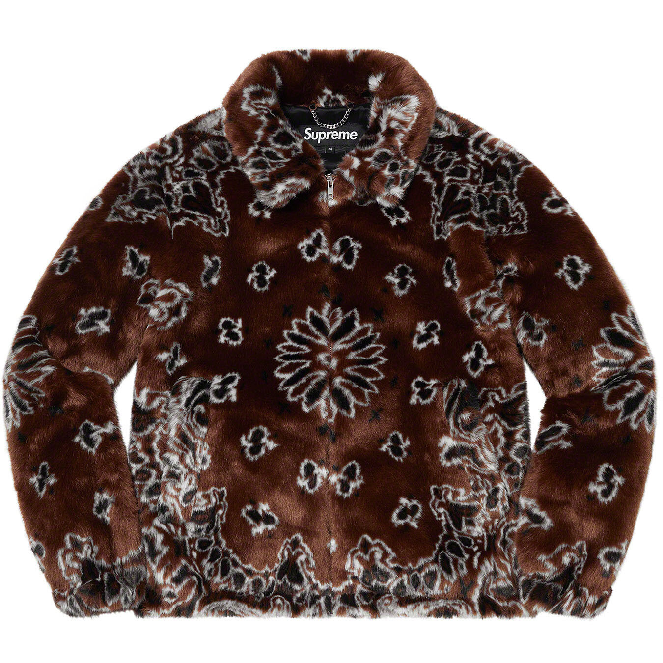 Supreme Bandana Faux Fur Bomber Jacket