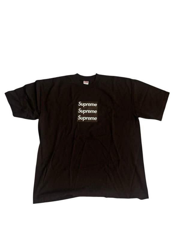 Asspizza x Supreme Triple box logo T-Shirt