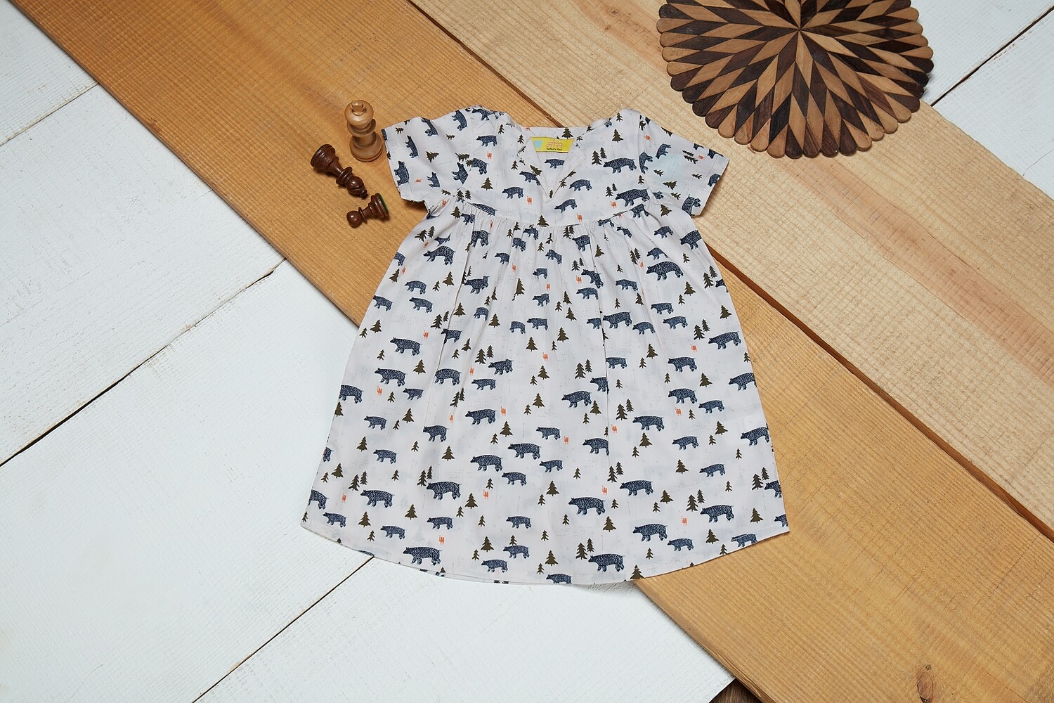 Black Animal Printed Dress