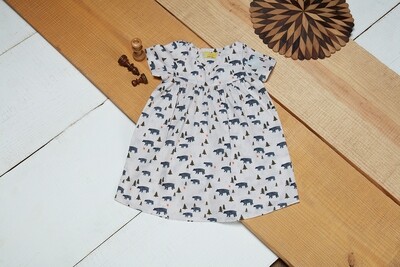 Black Animal Printed Dress
