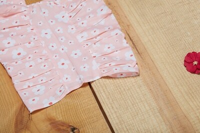 Pink Floral Print Top