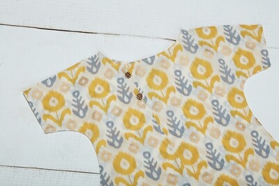 Mustard Print Dress
