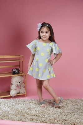 ONAS YELLOW POLKA DOT DRESS
