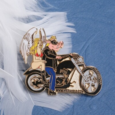 Grace The Guardian Angel Couple
Riding with the Chopper / Harley
Motorcycle Hog Pin