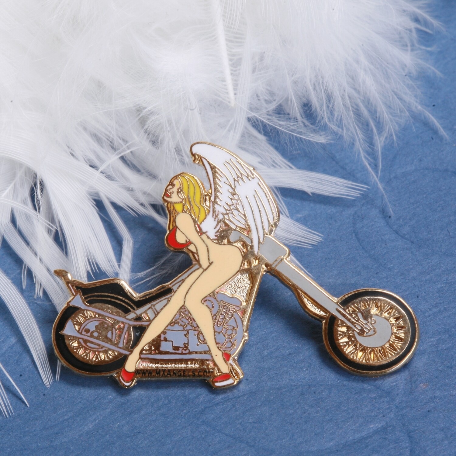 Tabitha The Guardian Motorcycle 
Angel Pin