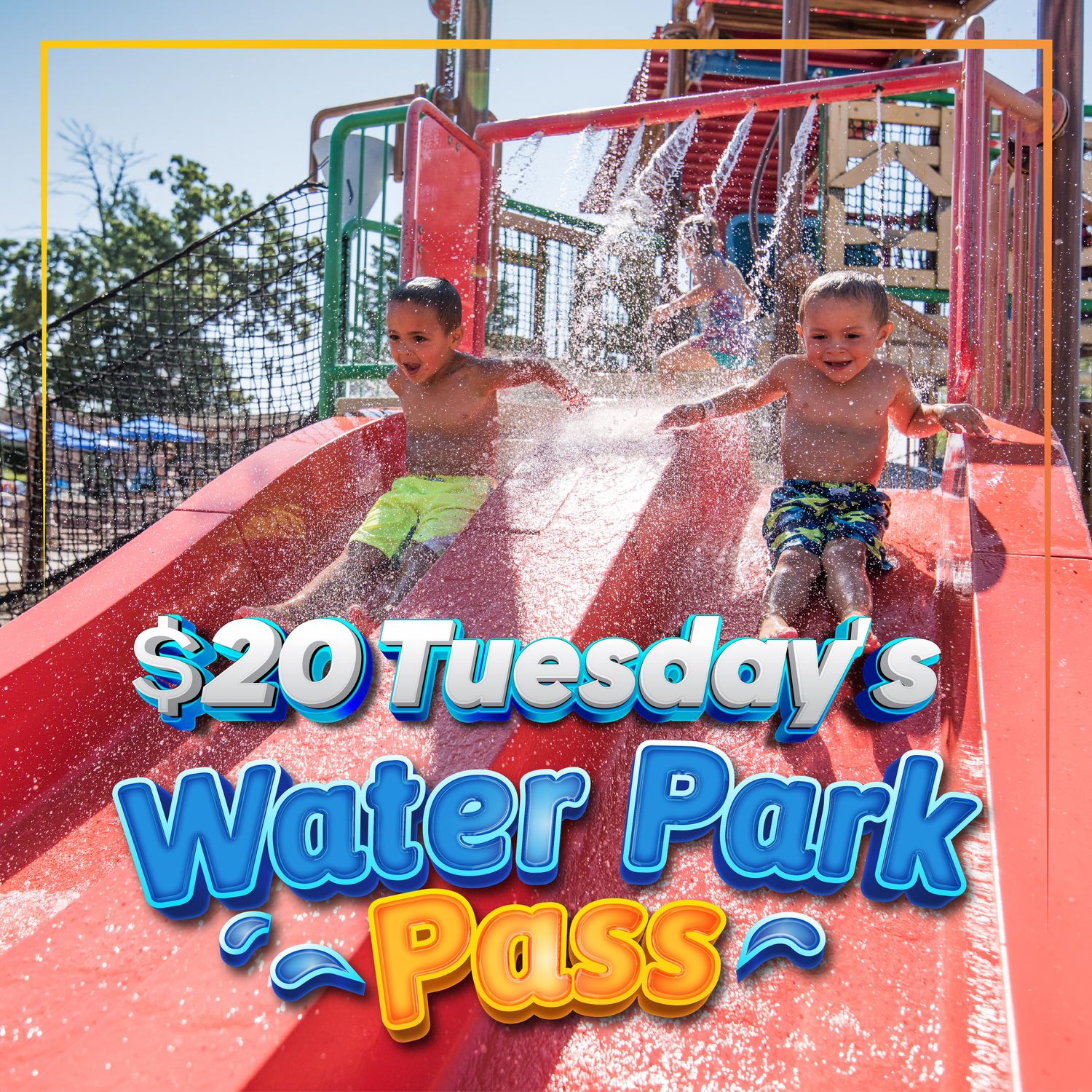 $20 Tuesday's Waterpark Pass