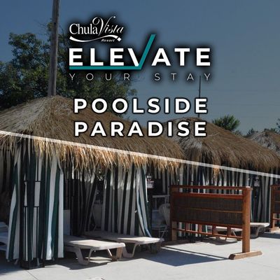 Poolside Paradise- Outdoor Cabana Rental