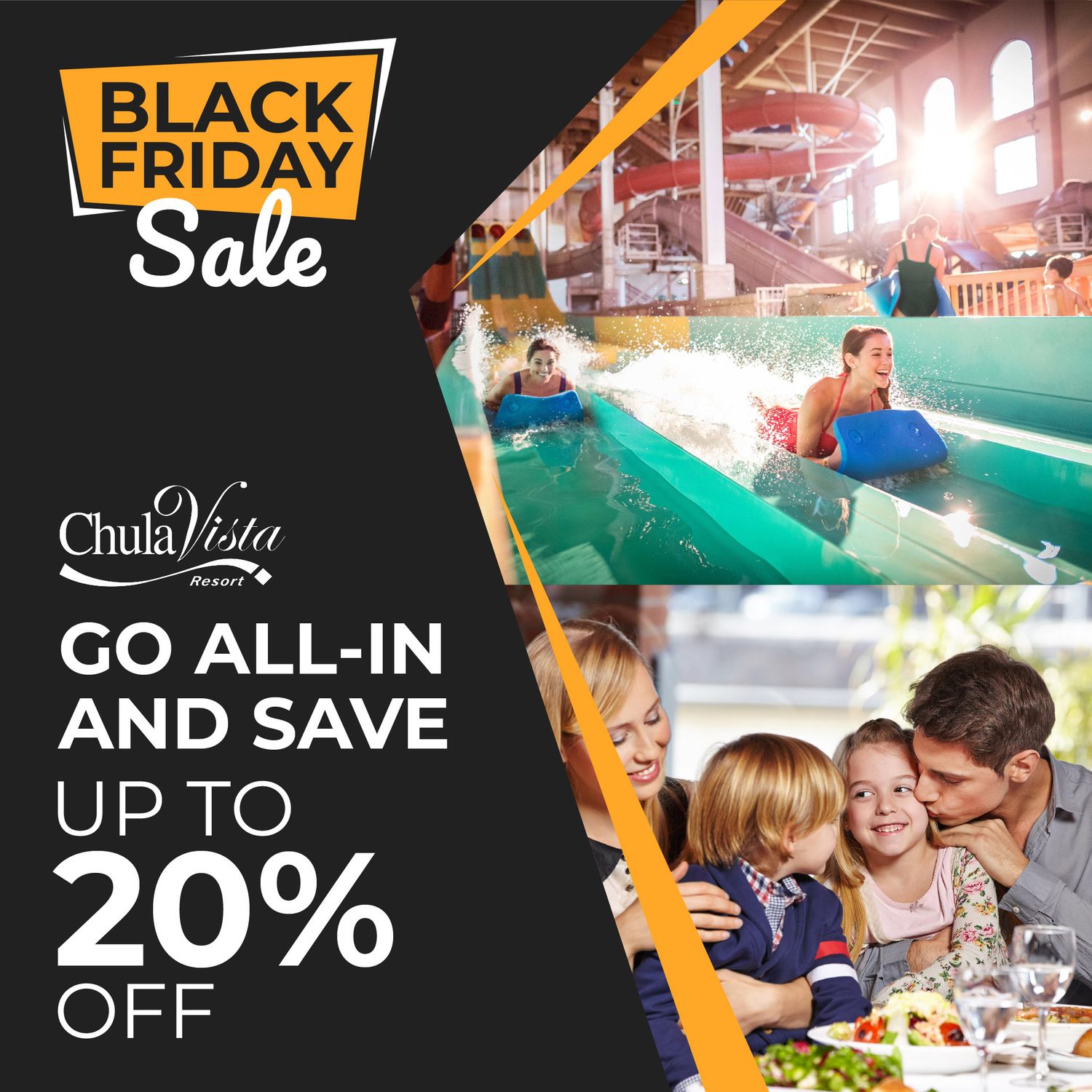Black Friday Sale: Three Night Unlimited All-In Getaway Black Friday Sale: Three Night Unlimited All-In Getaway
