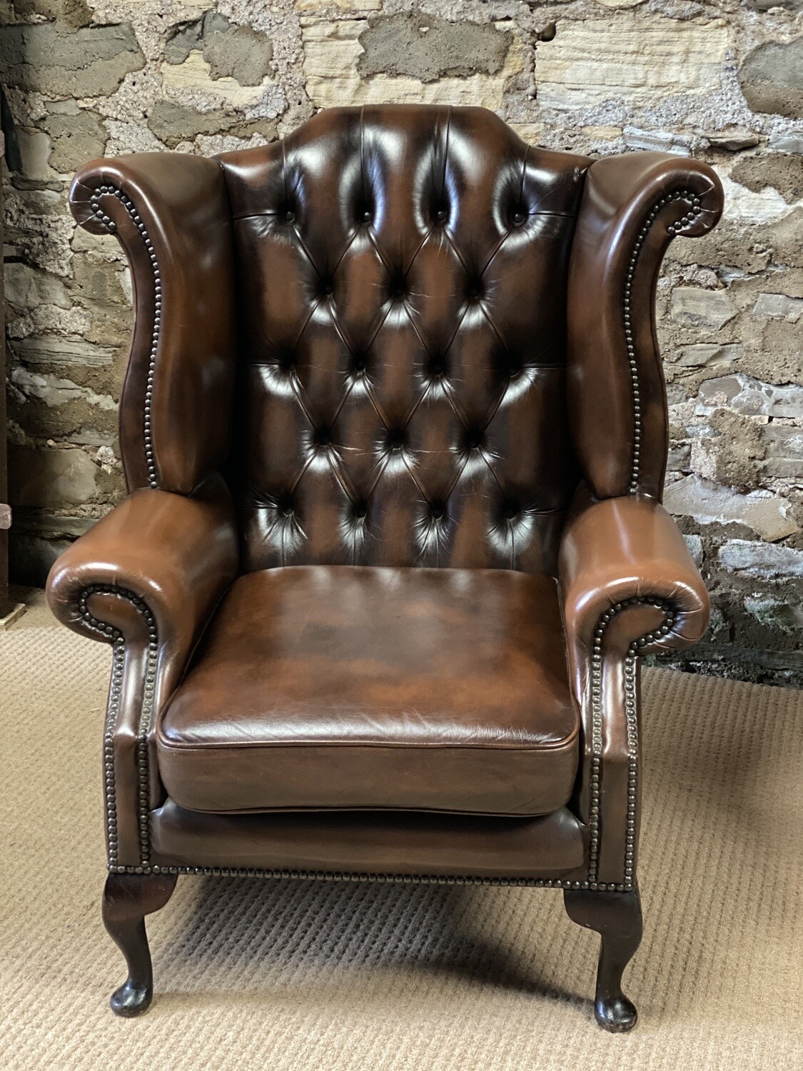 second hand queen anne chairs