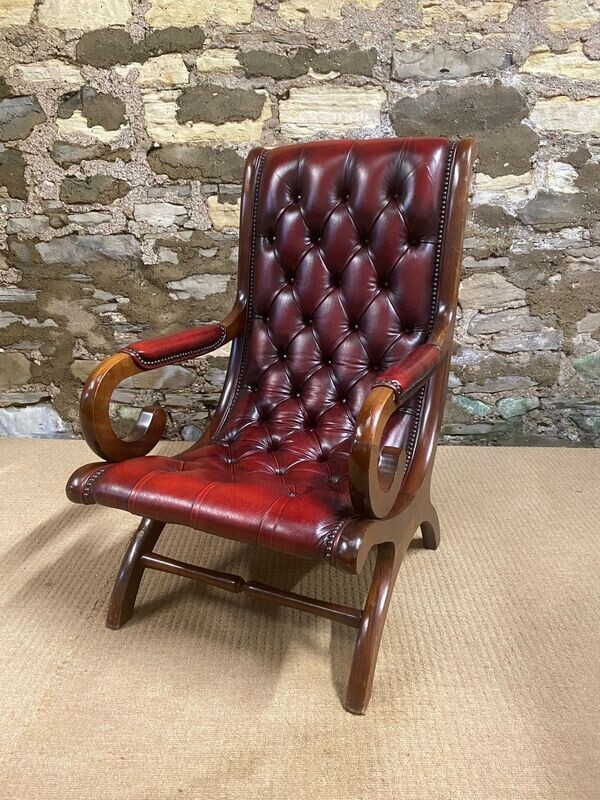 chesterfield slipper chair