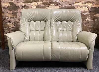 Himolla Rhine Fixed 2 seater sofa Green Leather