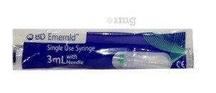 BD Emerald 3ml Syringe with Needle
