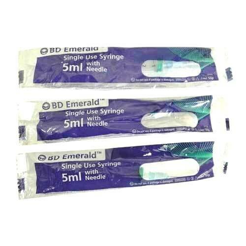 BD Emerald 5ml Syringe with Needle