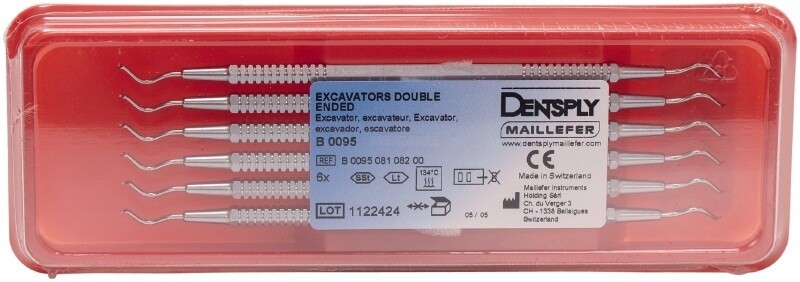 Dentsply Excavators Double Ended (Pack of 6)