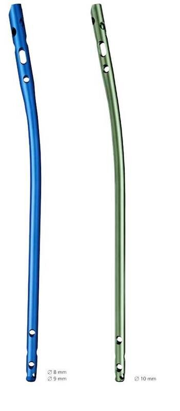 Expert Tibial Nails Solid TAN- Blue &amp; Light Green (Depuy Synthes)