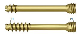 2.4 mm Head Less Compression Screw Self Drilling -Titanium (DePuy Synthes)