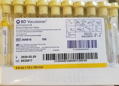 ACD Sol.B Vacutainer® GLASS