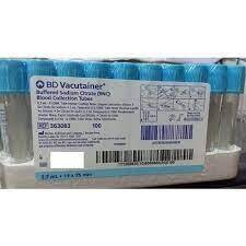 BD Vacutainer® Citrate Tubes 2.7ml