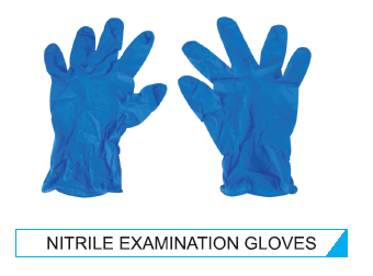NITRILE EXAMINATION GLOVES (Powder Free)