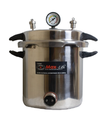 Autoclave, Portable, Stainless Steel, Pressure Cooker Type