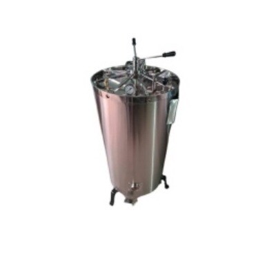 Double Chamber Vertical Autoclave with Radial Locking -SS Grade (Non-Electrical)