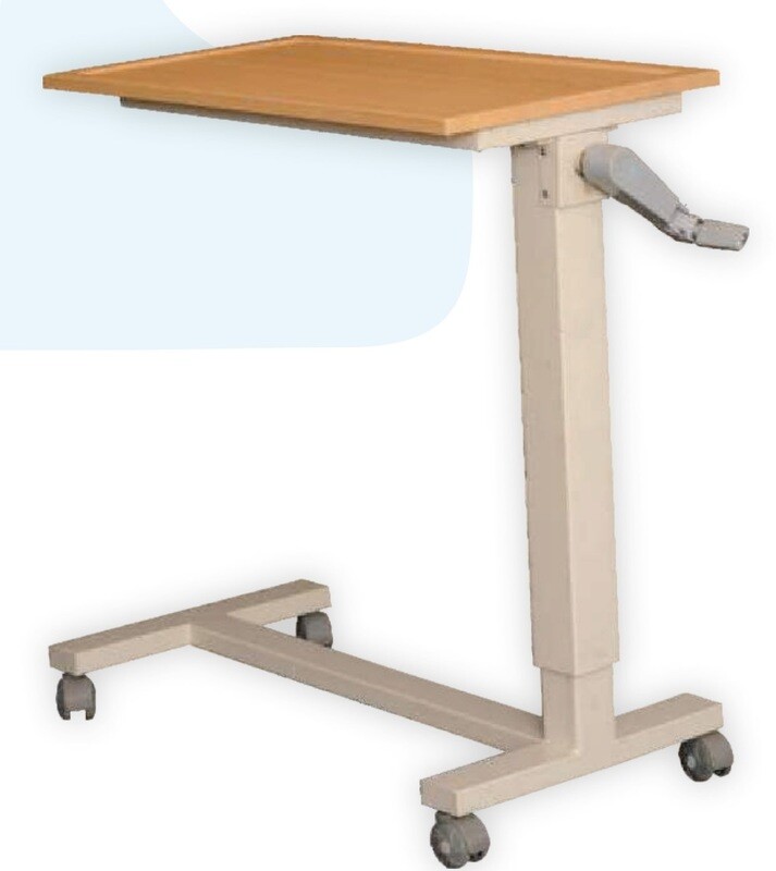 ADJUSTABLE BEDSIDE TABLE WITH MEMBRANE PRESSED TOP
