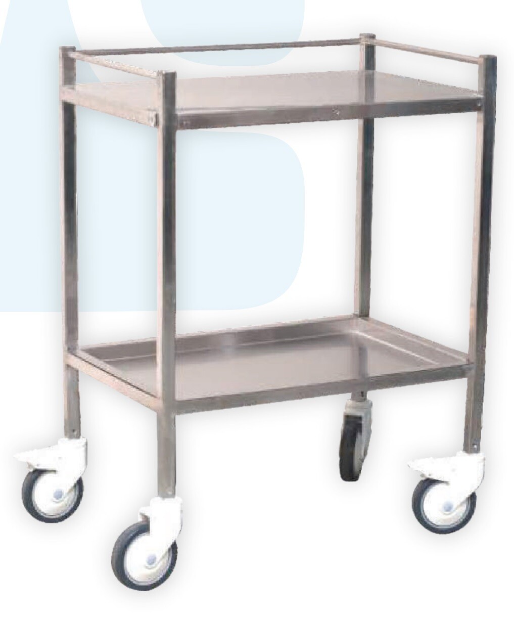 INSTERUMENTS TROLLEY (Powder Coating Frame with SS Top )