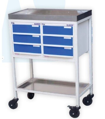 Medicine Trolley (with 6 Drawers)