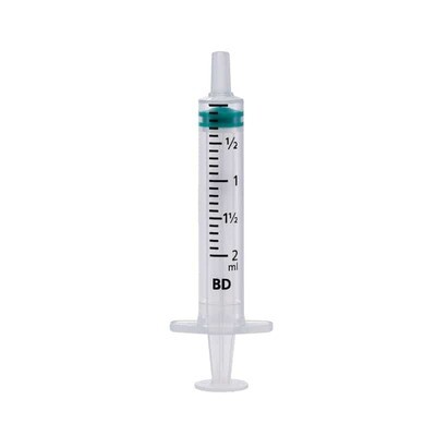 BD Emerald Syringes (w/o Needle) - 2 ml