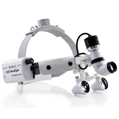 Dental Loupes with Wireless Surgical LED Headlight 10 Watt