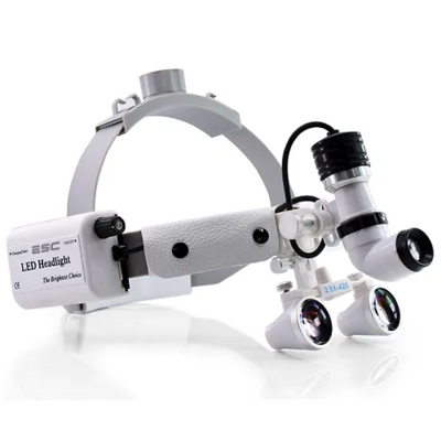 Dental Loupes with Wireless Surgical LED Headlight 10 Watt