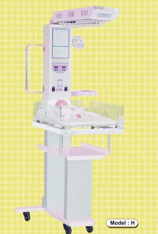 Intensive Care Radiant Heat Warmer- with Servo Controller + Fixed Cradle - W/O Drawer