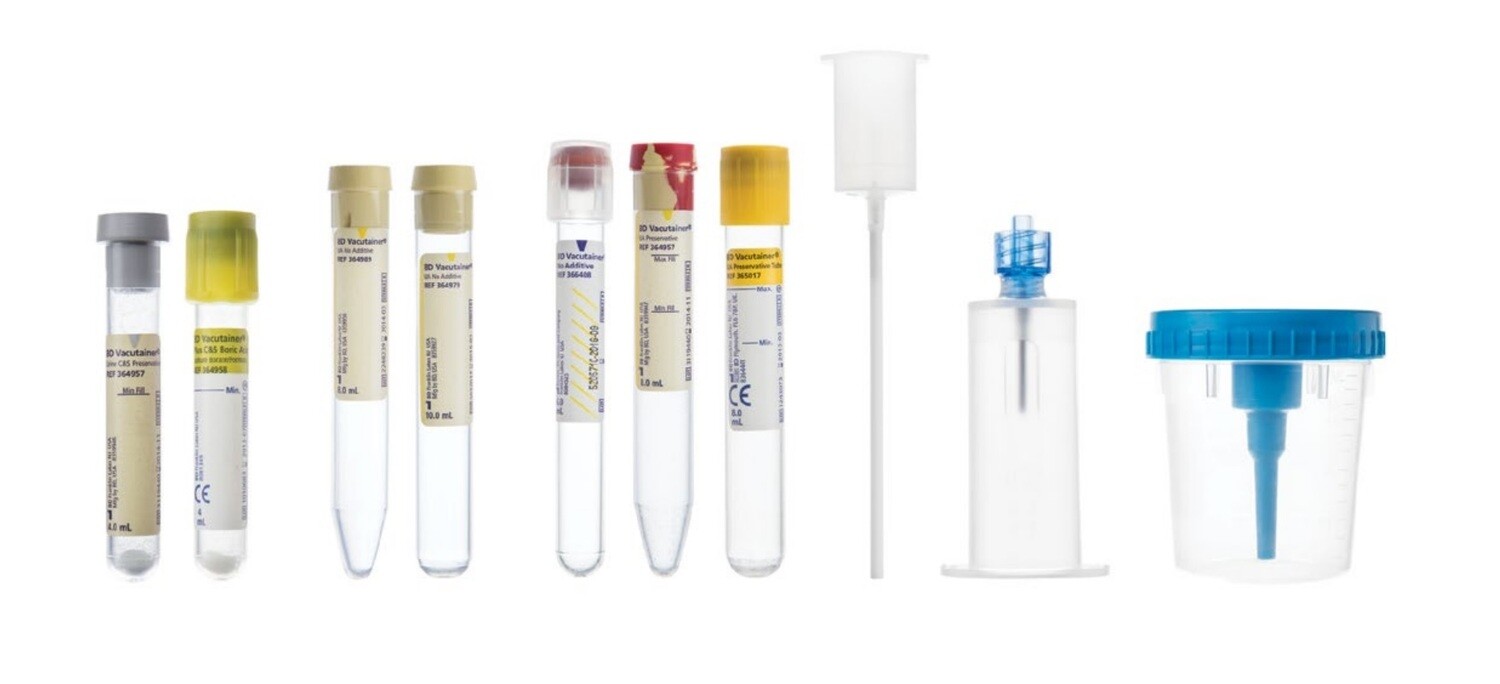 BD Vacutainer® urine collection system- Transfer straw kit with C&amp;S preservative tube for midstream specimens
